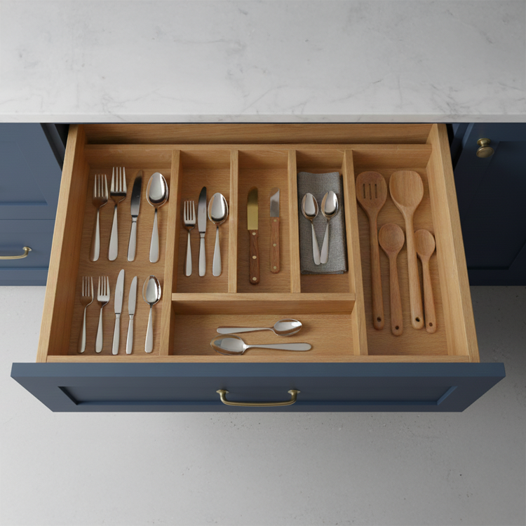 Oak Cutlery Insert