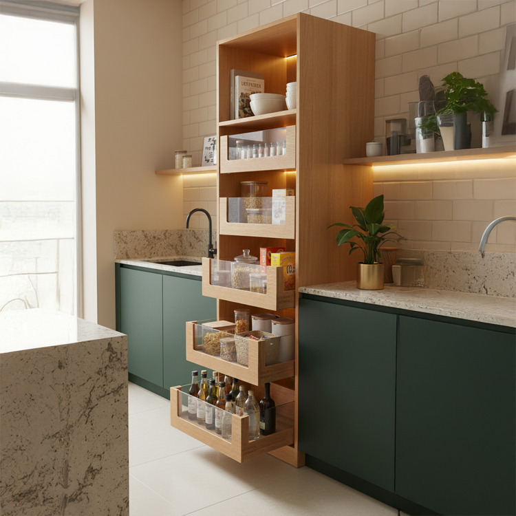 Oak Dovetail Vision Drawer Boxes