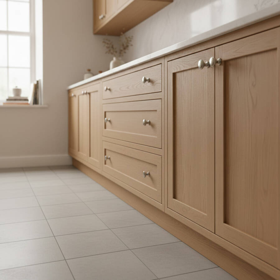 Bespoke Accoya kitchen cabinet doors image