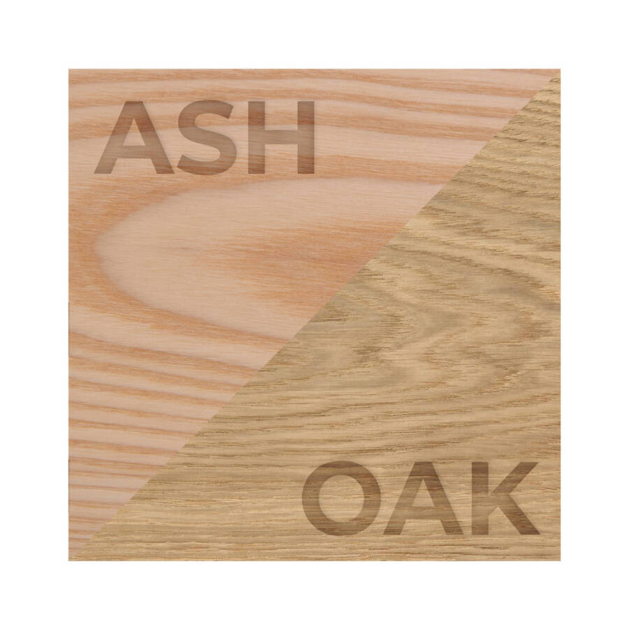 Ash vs other woods (e.g. oak) image