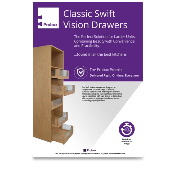 Download our Probox Classic Swift Vision Drawers Data sheet image