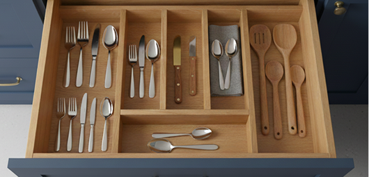 Oak Cutlery Inserts