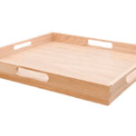 Wooden Tray with handles.