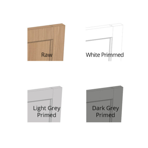 The different surface finish of Cabinet Doors.