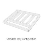 Standard tray configuration.