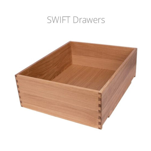 Oak dovetail drawers