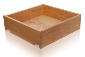 oak standard notched bespoke dovetail drawers